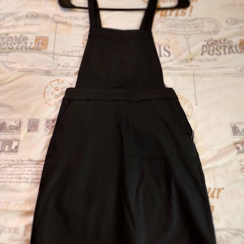 Fashion Nova, Shantel Overall Dress, XS, Black